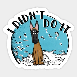 I Didn't Do It! Sticker